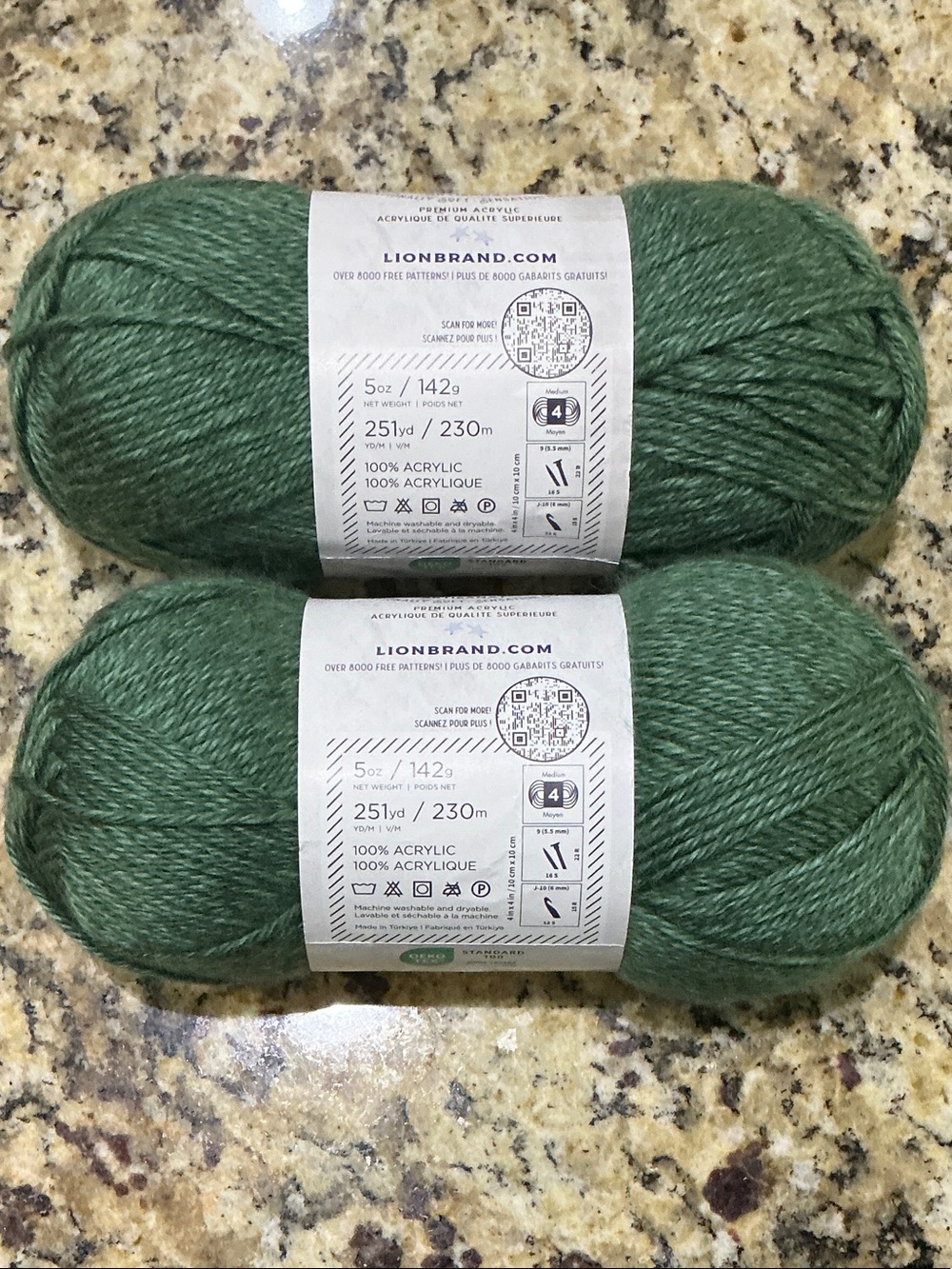 Lion Brand Heartland Yarn in Rocky Mountains - 2 Skeins - Picture 4 of 8